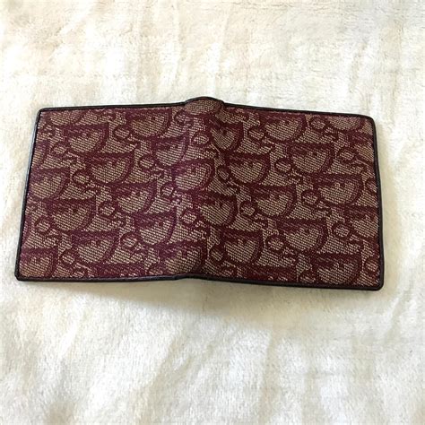 vintage red dior billfold wallet|christian Dior wallet price list.